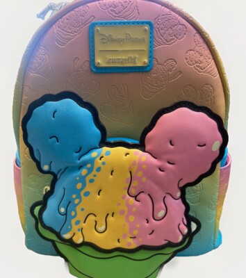 ?️ ? Loungefly Disney Parks Shaved Ice Mickey Mini Backpack Disney Parks Mickey Mouse Shaved Ice Loungefly Mini Backpack  main image 2