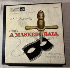 Arturo Toscanini Verdi's A Masked Ball (complete) (RCA Vinyl) - Used