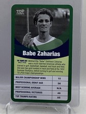2022 Top Trumps Greatest Golfers Babe Zaharias