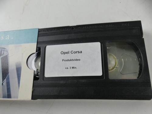 Opel Corsa VHS Kassette Werbevideo 2000 Produktvideo Videokassette X-2585 - Bild 3 von 5