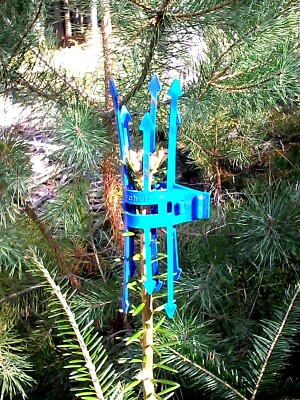 Terminaltriebschutz Verbiss und Fegeschutz für alle Baumarten BLAU =100 Stück A