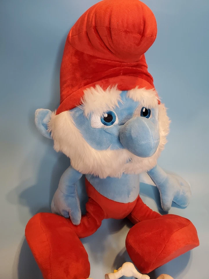 ¡VER VIDEO!!  Lote Figuras Colección Pitufos Vintage Figuras Peluche ¡MIRA!! Foto 2 de 4