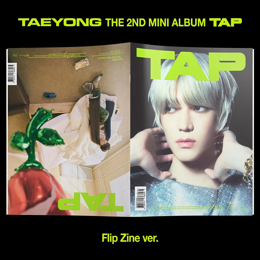 NCT TAEYONG TAP 2nd Mini Album FLIP ZINE Ver/ CD+2 Book+Poster+3