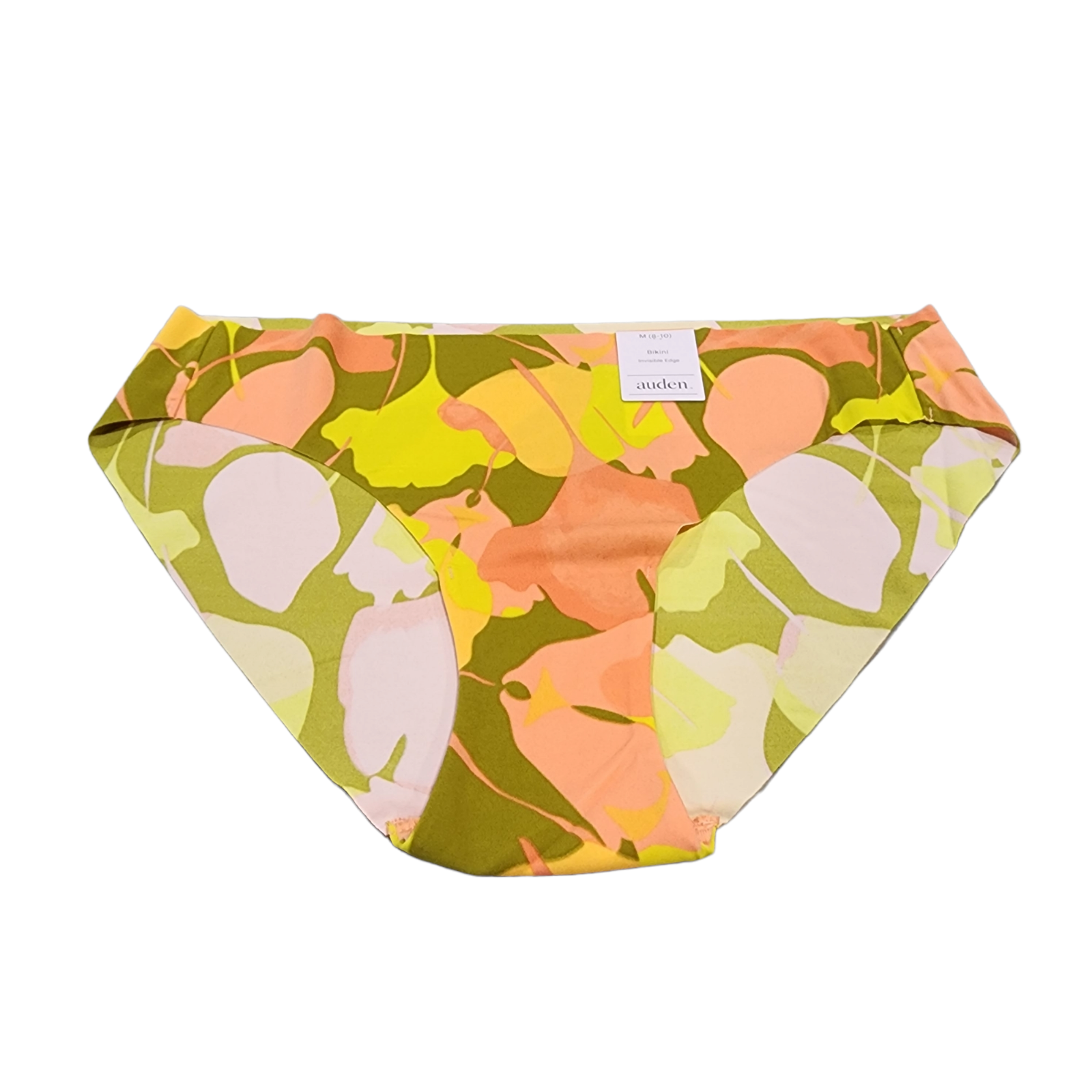 Womens Laser Cut Cheeky Bikini Underwear No Show Panty 10 Pk Orange