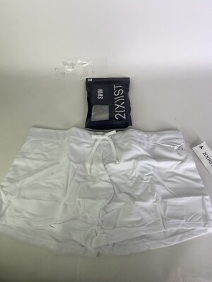 2XIST Essentials Cabo Swim Trunks Swimwear Bottoms White Mens Size XL
