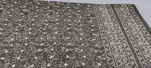 Indian Hand Block Ethnic Queen Size Cotton Kantha Quilt Throw Blanket Bedspread - Picture 6 of 7