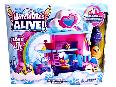 NIB Hatchimals Alive Hatchi Nursery Playset 4 Hatching Eggs Spin Master 2023