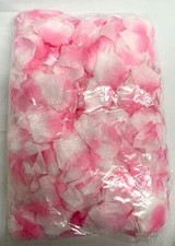 1000 Pieces Artificial Silk Rose Petals Decor Wedding Pink/White SCENTED NEW