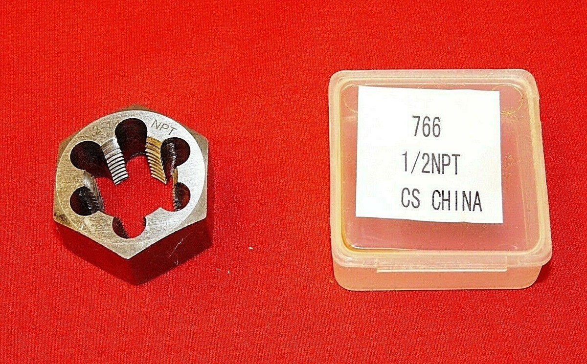 Hex Pipe Rethreader 1-1/2" NPT Hex Pipe Die Nut Rethreader - Carbon Steel, A-1 Brand, Part 417-06412 Ratchet Pipe Threader - Foto 4
