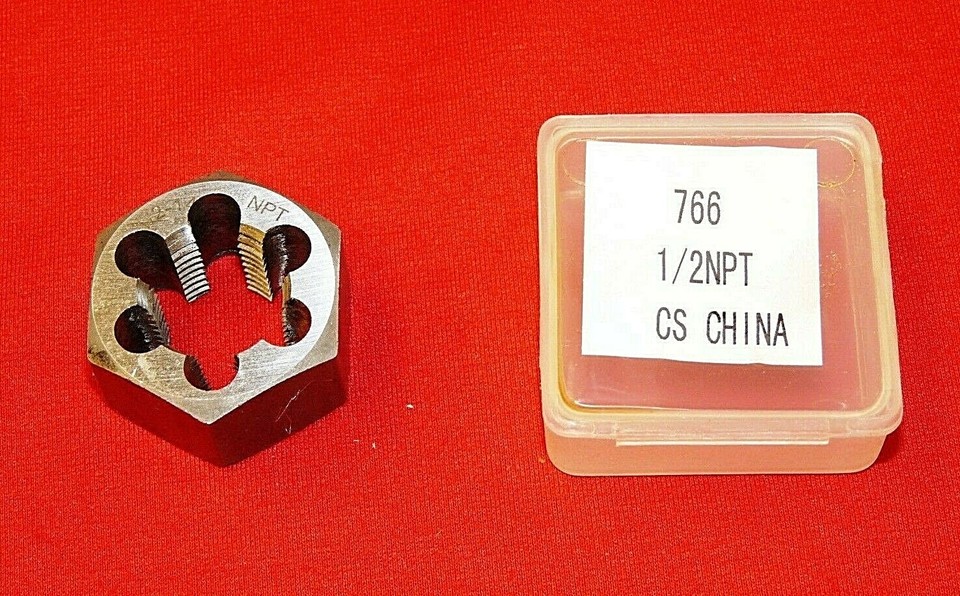 3/4 -14 NPT Pipe Die Nut Hex Rethread Chaser 1.8 Hex CS A-1 417-04814 - Foto 11