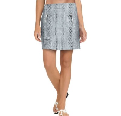 JAMIE SADOCK  18'' Habu Snake Print Sz 16 Golf Skort Skirt Shorts