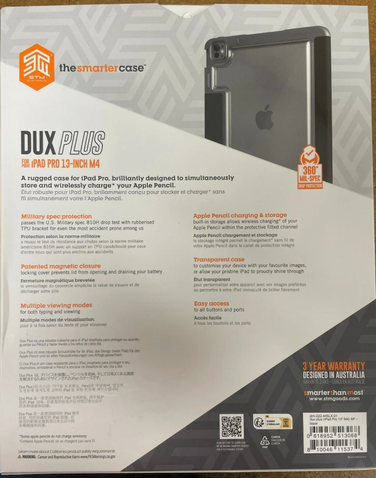 STM Goods Dux Plus - STM-222-445LX-01 - Carrying Case for 13" Apple Pro Tablet - Image 2 of 2