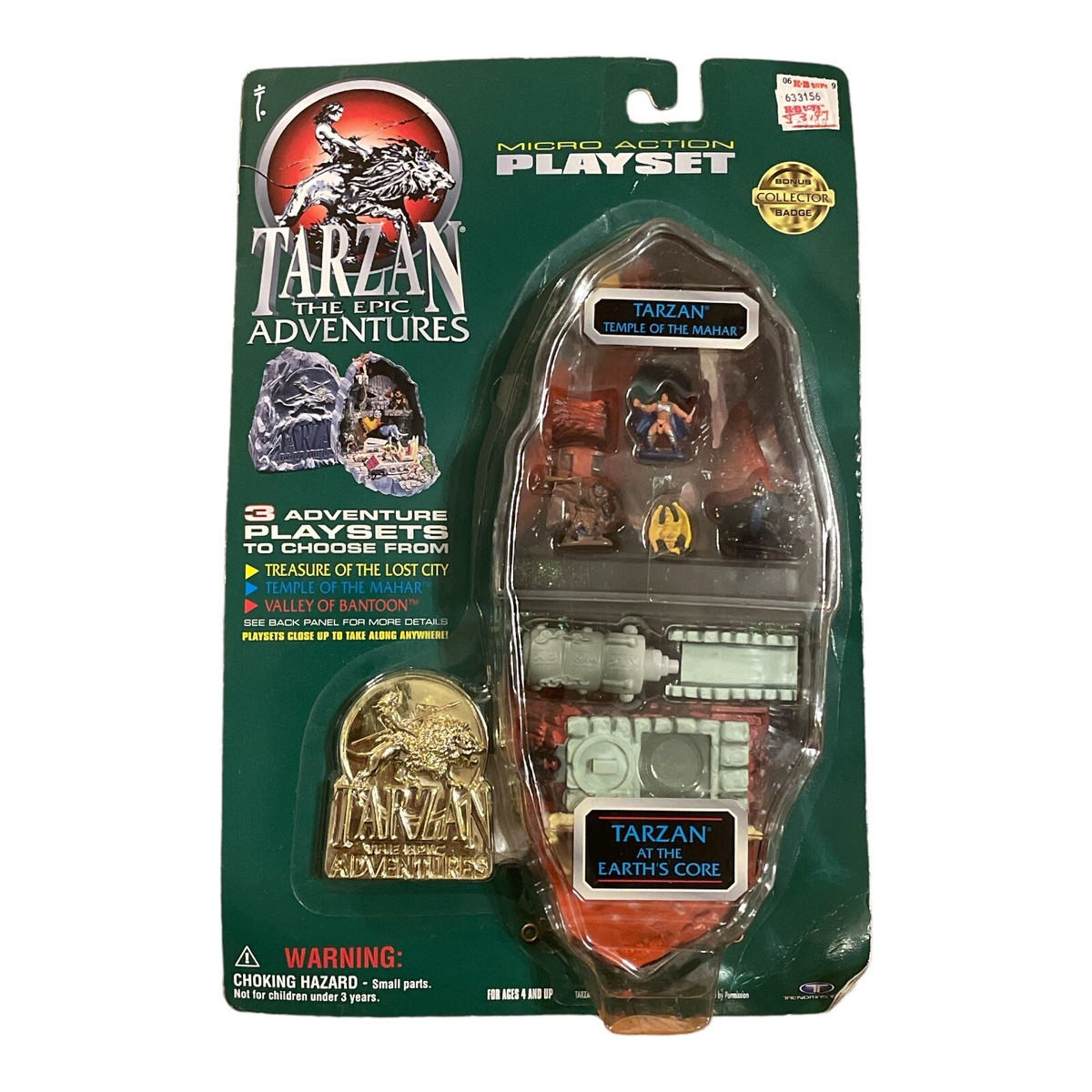 Tarzan At The Earths Core Epic Adventures Micro Action Playset New