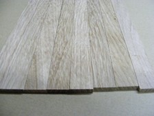Oak hardwood wood strips 4/6/10mm thick 20mm wide 330mm long, 8 pieces per pack