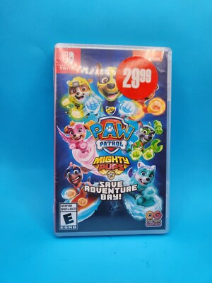 PAW Patrol Mighty Pups Save Adventure Bay - Nintendo Switch New