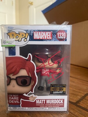 Charlie Cox Signed Funko POP! Marvel Daredevil Matt Murdock Vinyl Bobble-Head