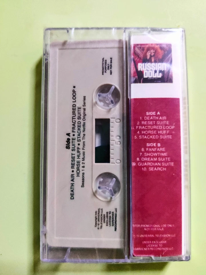 RUSSIAN DOLL TV Soundtrack Cassette Tape - NETFLIX Promo Sealed - Image 2 of 2