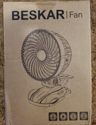 Clip on Fan Small Desk Fan 2 In 1 - Personal USB Fan with CVT Speeds