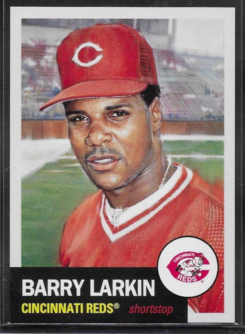 2023 TOPPS LIVING SET # 662 BARRY LARKIN Cincinnati Reds HOF 1,930 Printed a