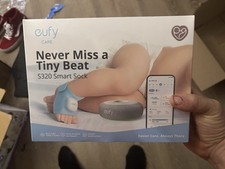 Eufy S320 Smart Sock Baby Monitor Blue NEW