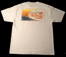 MEN'S TSHIRT Local Motion Surf Co Hawaii Surfing Since 77 Surf Shirt White LARGE