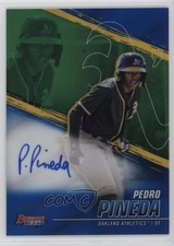2021 Bowman's Best of Blue Refractor 121/150 Pedro Pineda #B21-PP Auto 1i0l