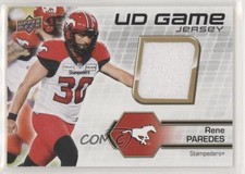2021 Upper Deck CFL UD Game Jersey Rene Paredes #UD-RP n1u