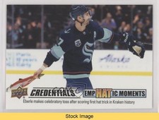 2021-22 Upper Deck Credentials EmpHATic Moments Jordan Eberle #EM-5 READ 07pz