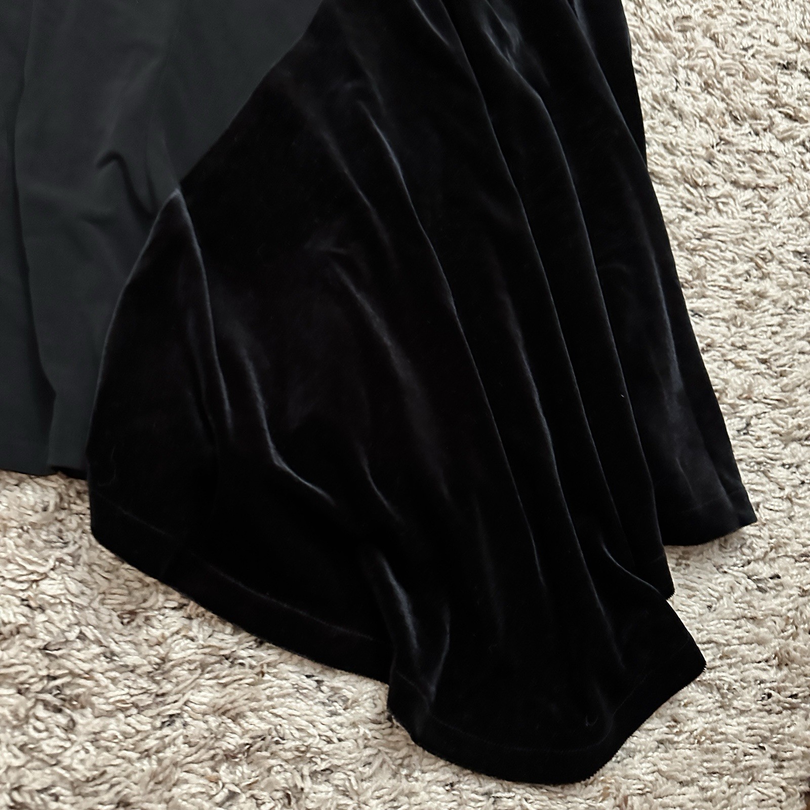 Calvin Klein Black Patchwork Asymmetrical Hem Ski… - image 12