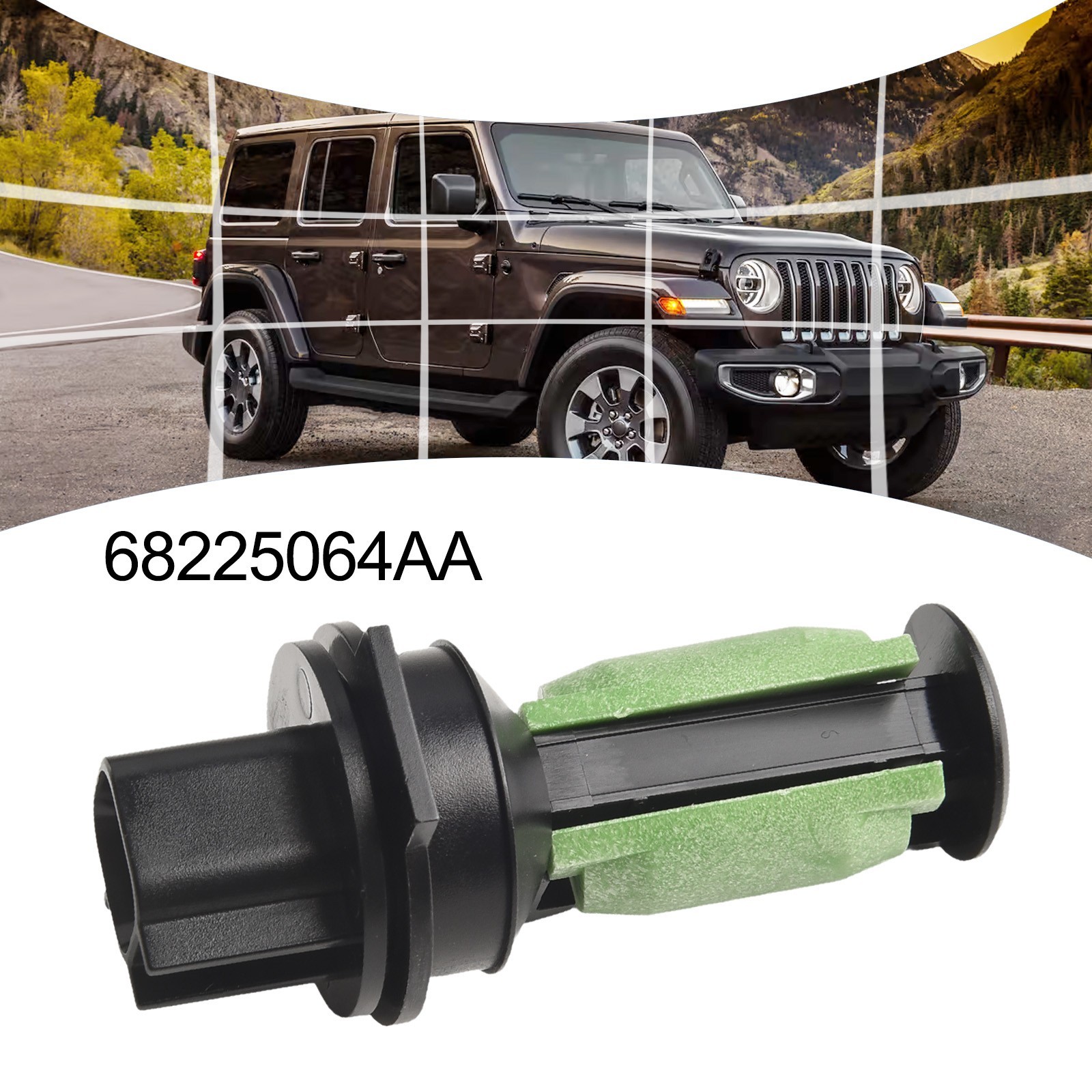 Front Washer Fluid Level Sensor 2 Pins For Jeep For Cherokee 2014-21 68225064AA