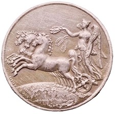 Francia Medalla Triunfo Militar y la gloria de Napoleón Bonaparte. 86,3 g 50 mm
