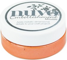 2 Pack - Nuvo Embellishment Mousse-Orange Blush - NEM-812