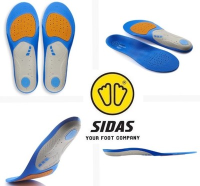 SIDAS 3Feet trail running shoe LOW insoles cushioned support rebound 9 10 large