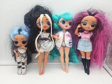 Lot of (4) LOL Surprise MGA Entertainment OMG Fashion Dolls