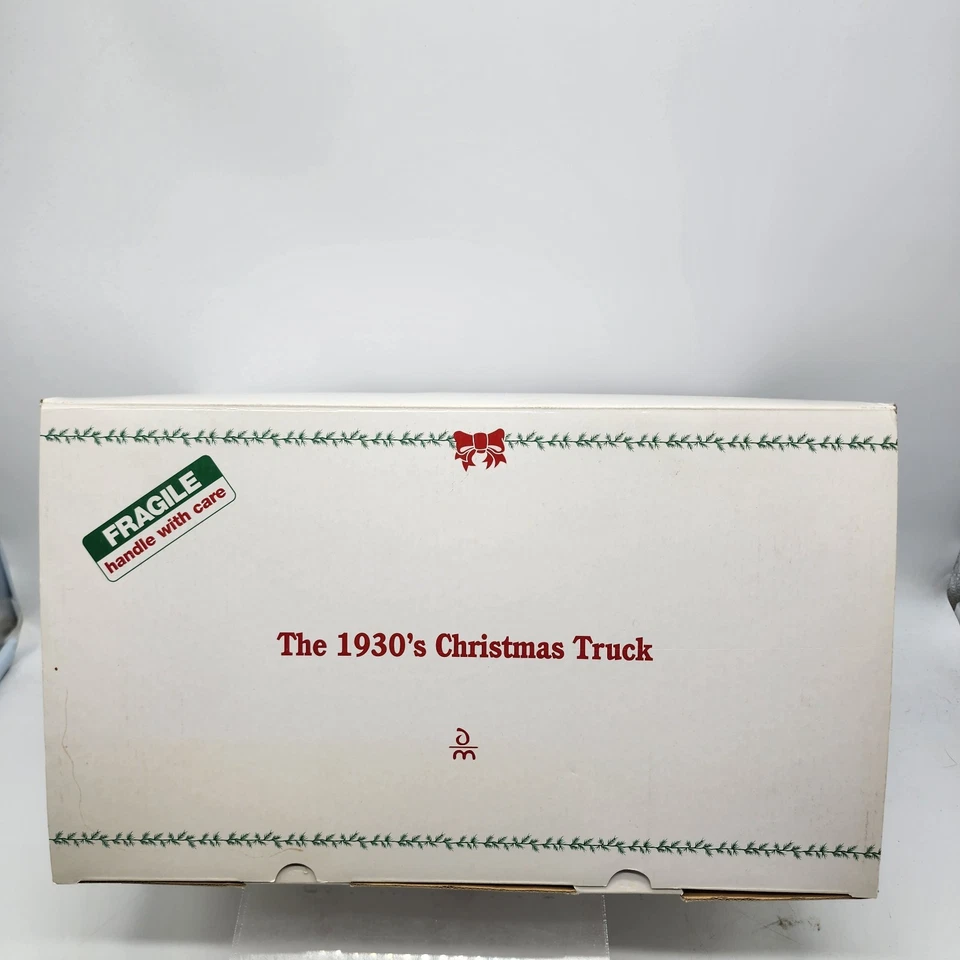 Danbury Mint 1930's Christmas Truck 1/24 Scale Diecast Very Rare W Box & COA - Image 2 of 4