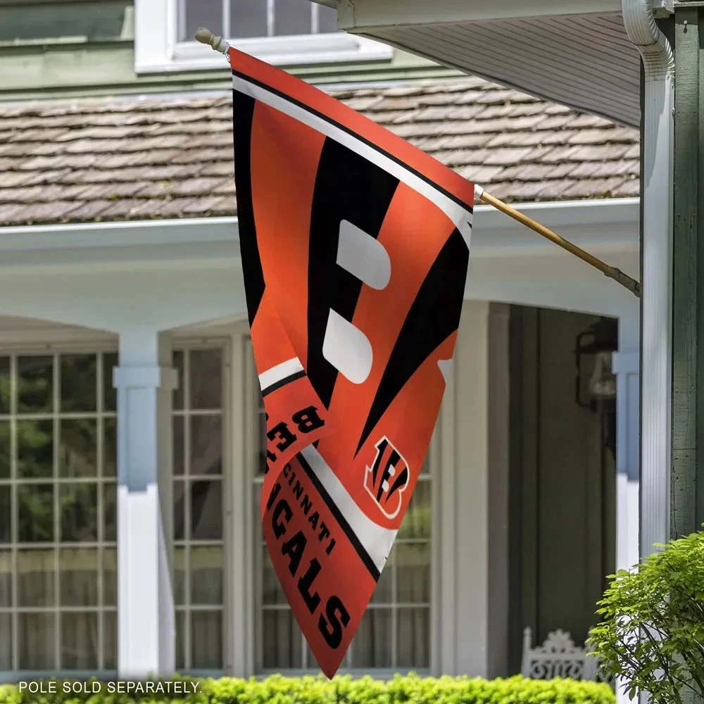 CINCINNATI BENGALS HOUSE FLAG FROM