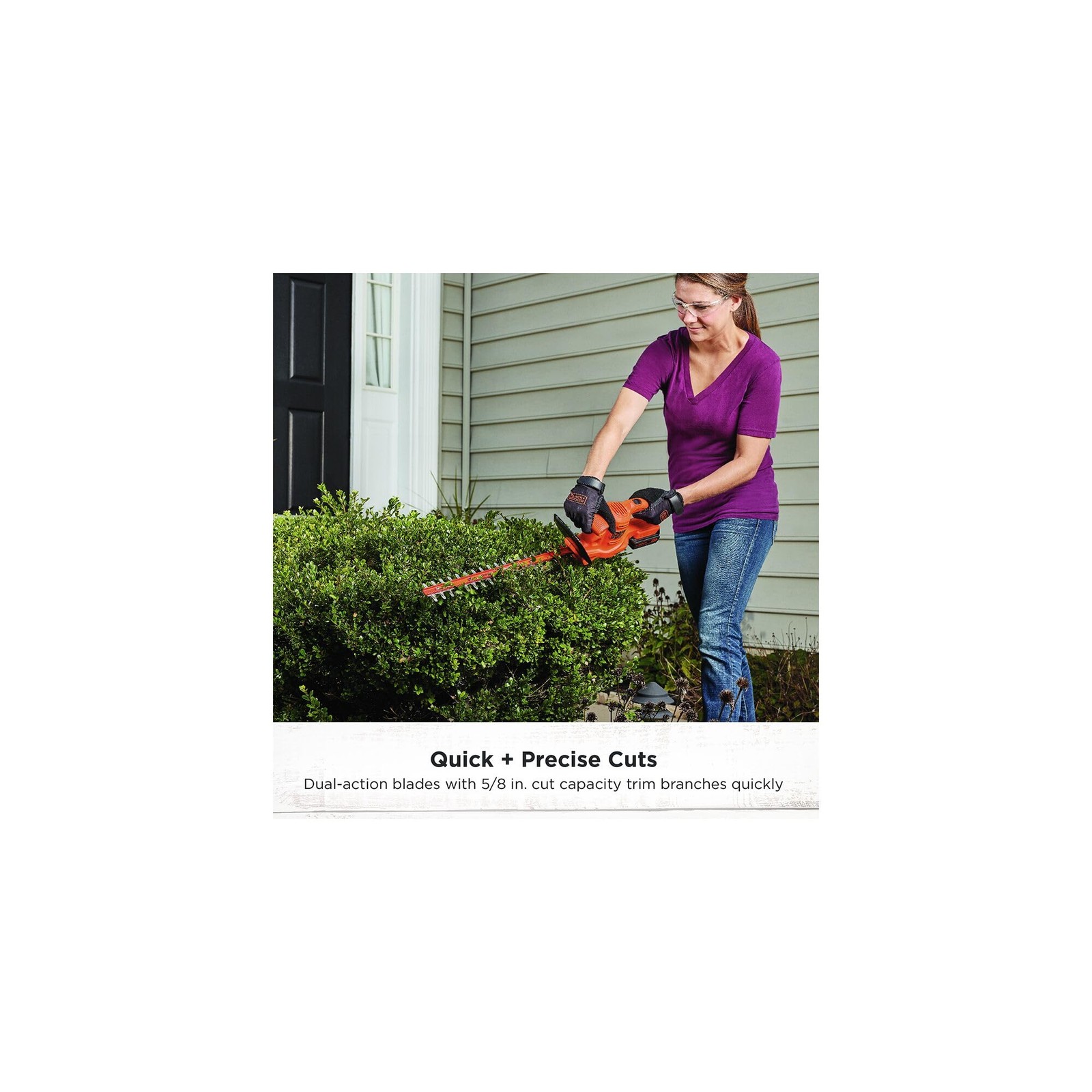 20V MAX Power Connect 18 in. Cordless Hedge Trimmer Kit, 1.5Ah Battery ...