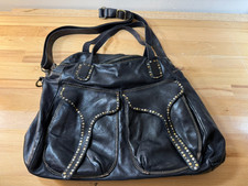 Campomaggi Italian Soft Black Leather Bag Pur...