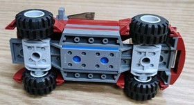 2013 LEGO CITY 60017 FLATBED TRUCK RED CAR ONLY(PARTS)