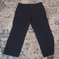 Dickies Cargo Work Pants Black 36x30 Polyester Blend GP3038BK Men