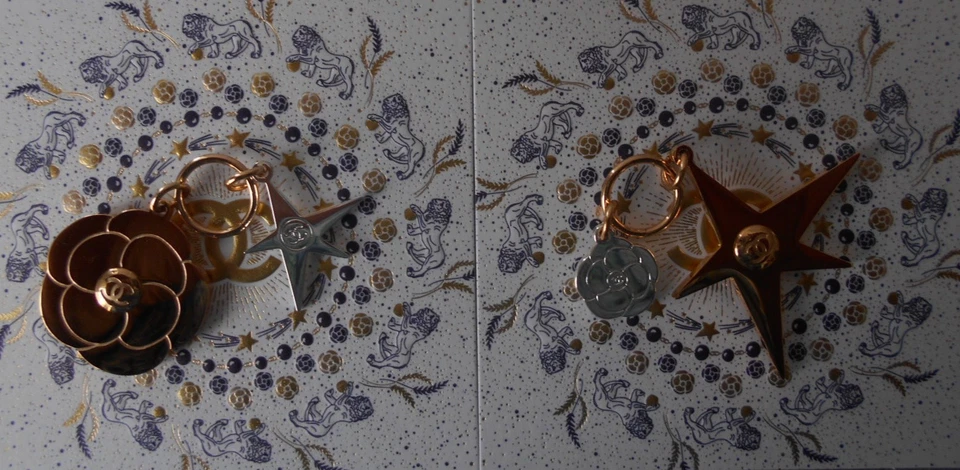 Chanel ~ Geschenk Anhänger / Charm ~ Kamelie und Komet/Stern~ Weihnachten 2025