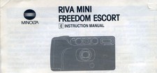 Minolta Riva Mini Freedom Escort Manuale Istruzioni