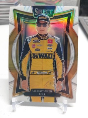 2025 Select Racing Christopher Bell White Prizm Grandstand 83/99 SP 