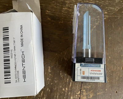 KEENTECH Extra Long Straight Router Bit, 1/2 Inch Shank Kt01033288