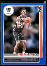 2021-22 Panini NBA Hoops Kessler Edwards #246 RC Blue Parallel Nets