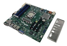 Supermicro X11SSL-F MicroATX Server Motherboard W/ E3-1240  IO Shield AN 