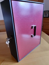 Geld Dokumenten Kassette schweres Stahlblech 29x38x11 cm, sehr guter Zustand