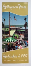 1957 Hollywood Park Turf Club Horse Racetrack California CA VTG Travel Brochure