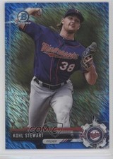 2017 Bowman Chrome Prospects Blue Shimmer Refractor Kohl Stewart #BCP52 1b9b