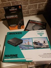 Kicker Marine Amplifier 45KMA1502 2x75w 2-ch Weather Resistant Full Range Amp.
